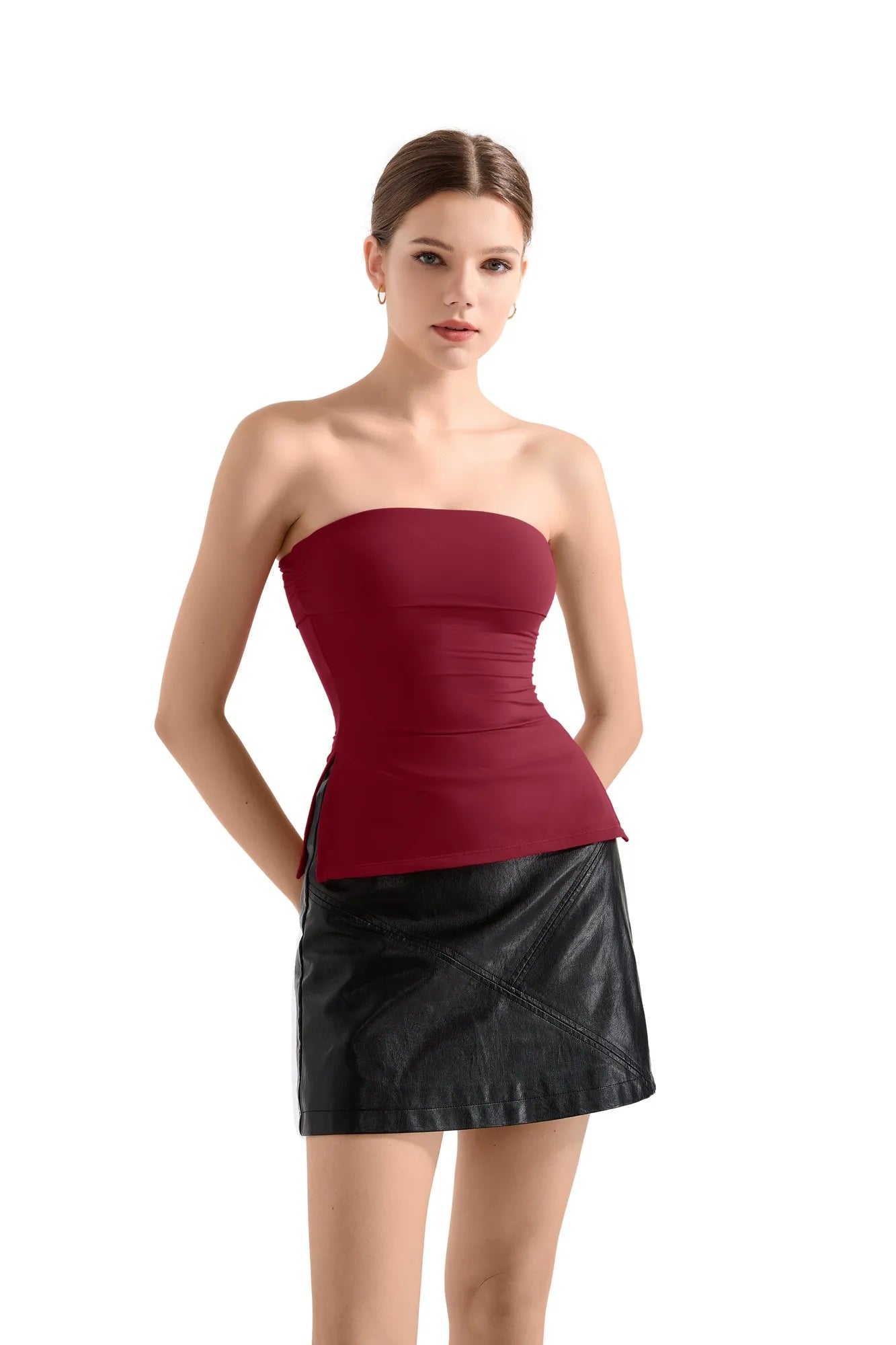 Buttery Soft Side Split Tube Top